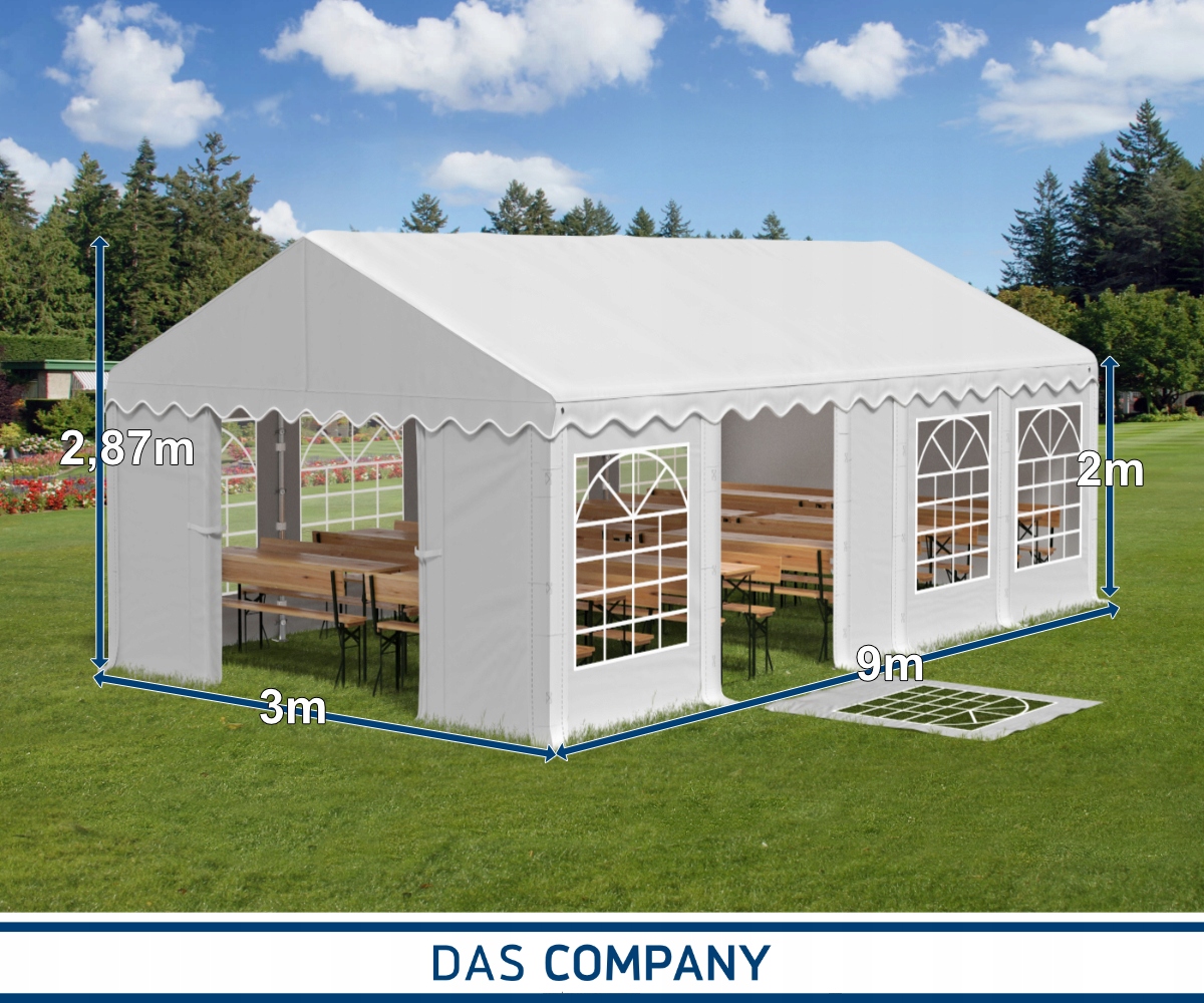 NAMIOT HOME 3x9 imprezowy ogrodowy RÓŻNE KOLORY Typ namiot