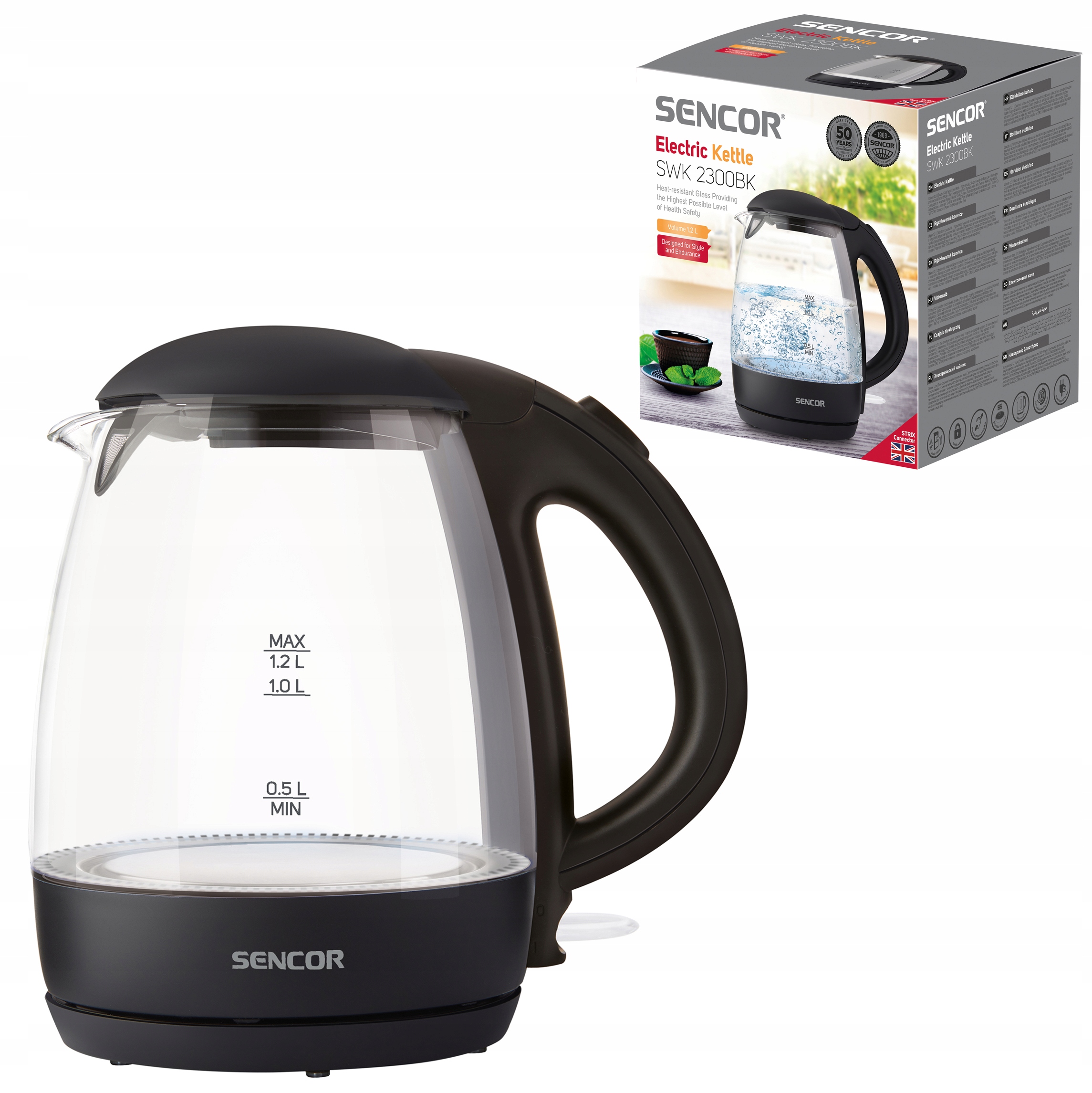 

Czajnik Elektryczny Sencor Swk 2300BK 1,2L 2200W
