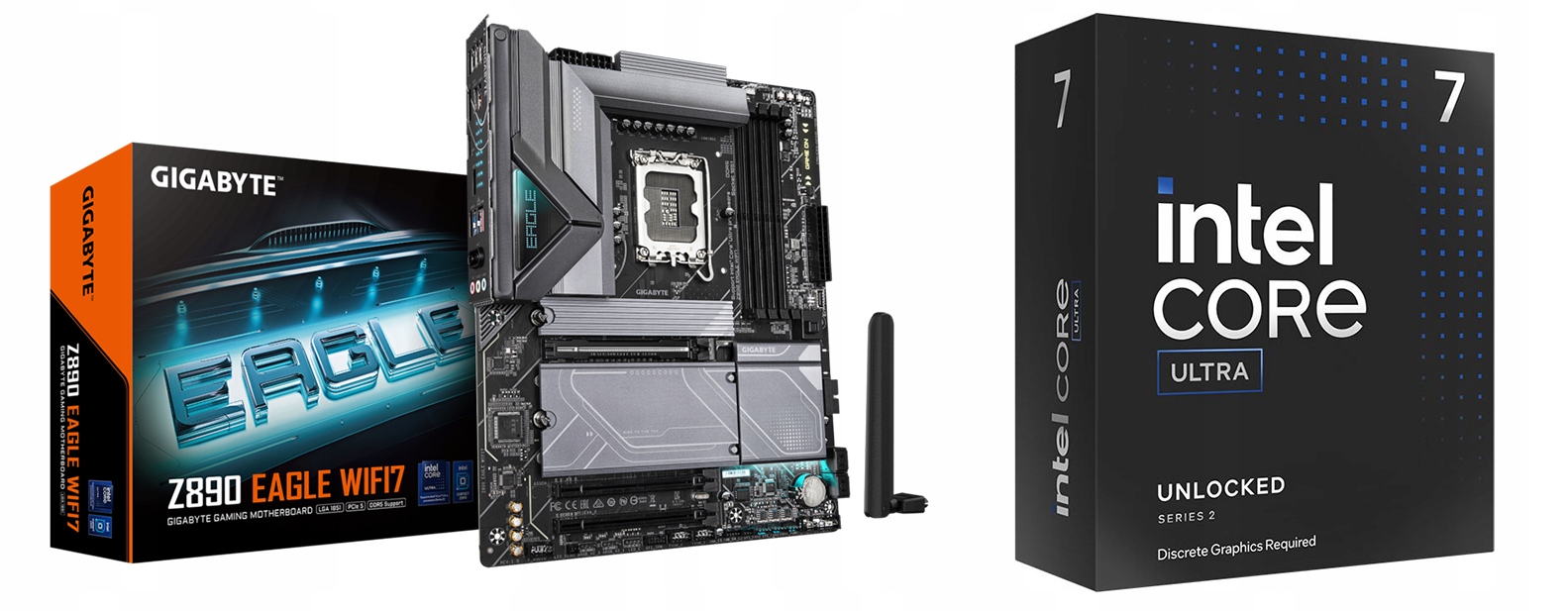 Zestaw Intel Core Ultra 7 265KF Z890 Eagle WIFI7