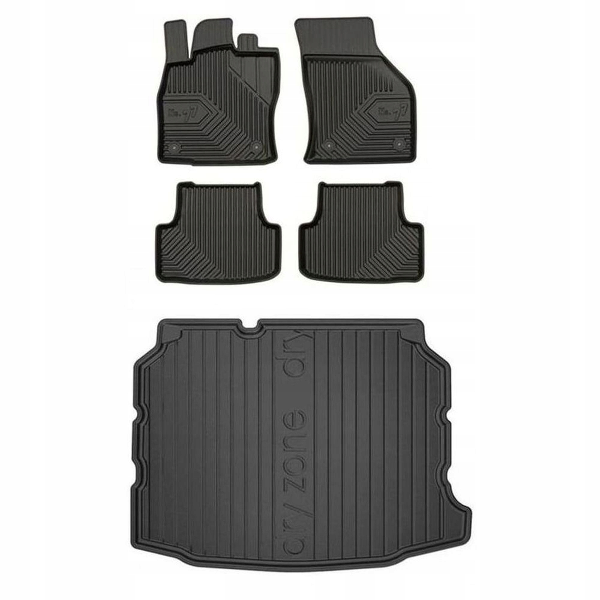 Gumová sada koberčekov a rohože Seat Leon III 2012-2020 Hatchback, 5-dverová