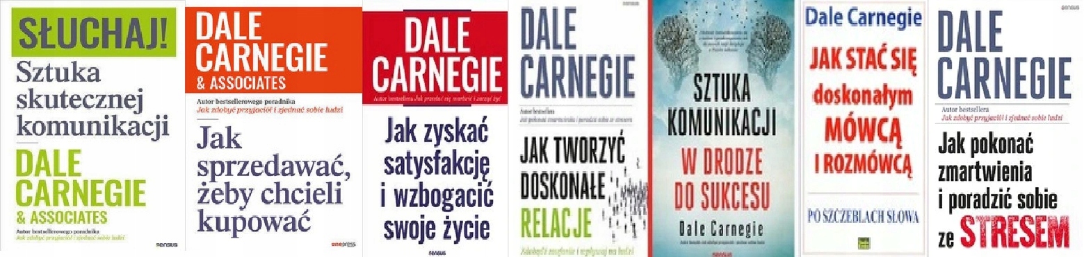 Słuchaj Carnegie Dale pakiet 7 książek