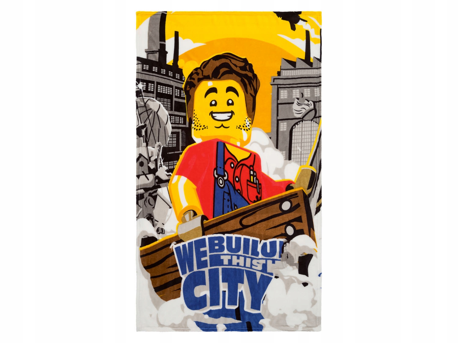 

Koc kocyk polar Lego City Złota Rączka 100 x 150cm