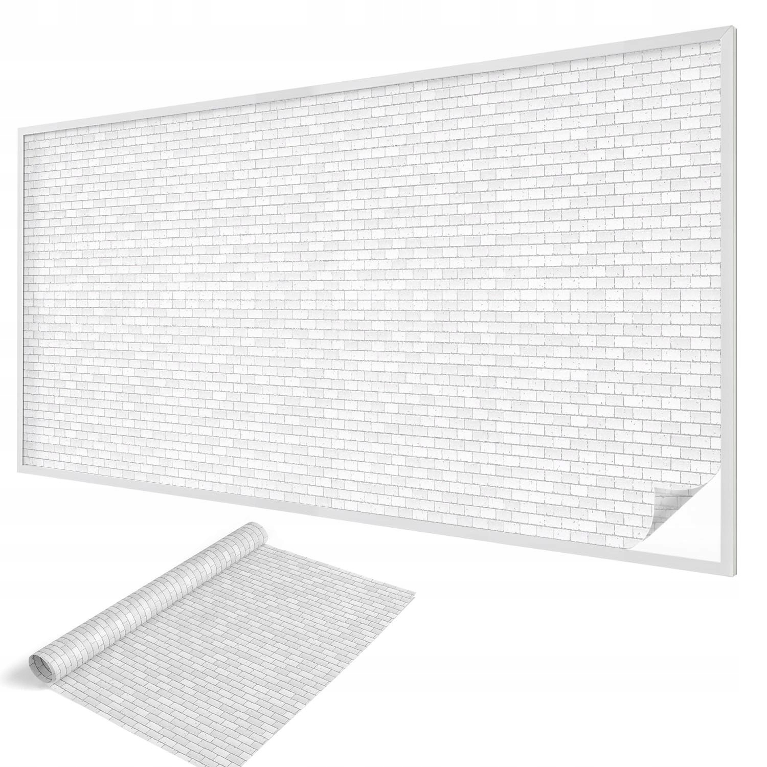 Fólie Samolepicí Mléčná okenní dýha Cihlová textura 200 x 100 cm