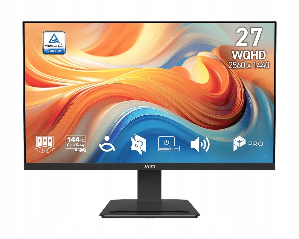 Msi Monitor 27 cali Pro MP273Q E14 LED/WQHD/FLAT/144Hz/czarny