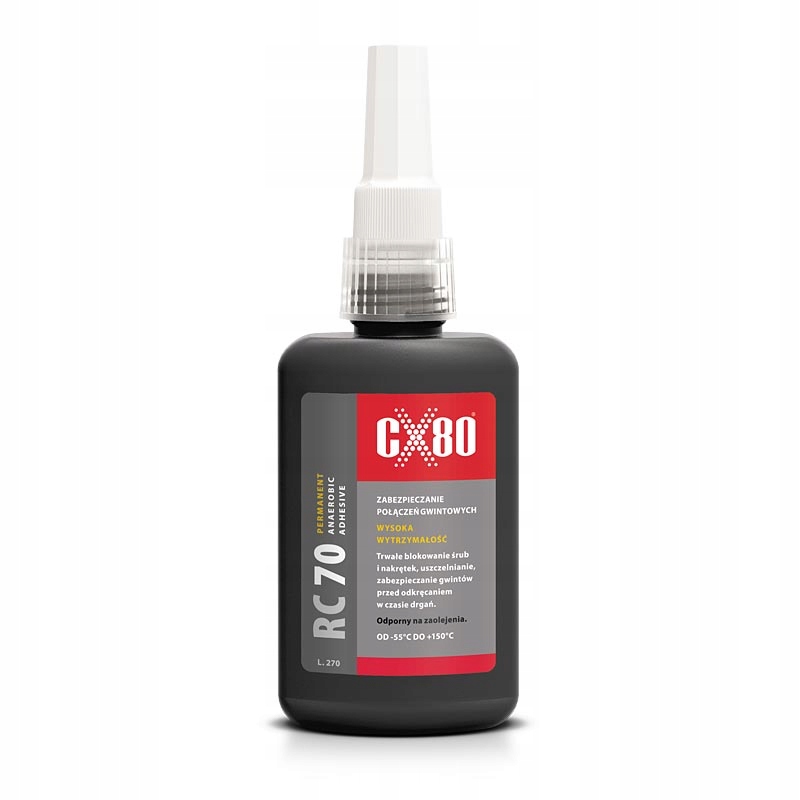 

CX80 RC70 Klej anaerobowy do śrub 50ml