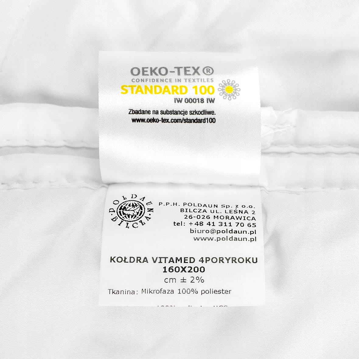 Polska KOŁDRA 4 pory roku VITAMED 180X200 POLDAUN Bohater brak