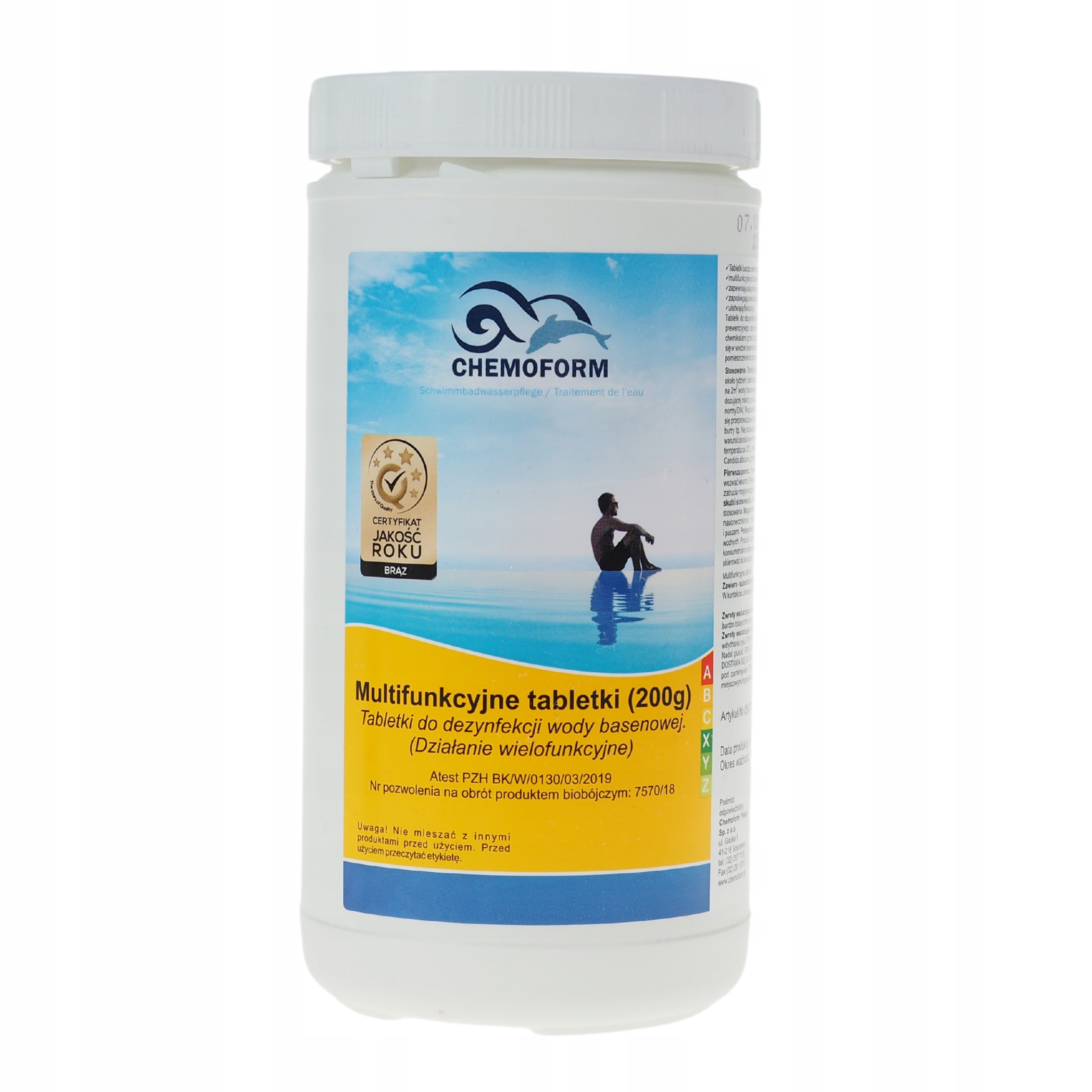 

Chlor tabletki do basenu multitabletki 200g 1kg