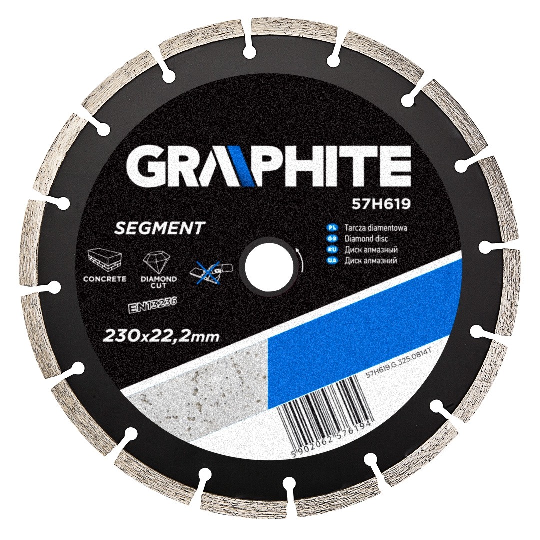 

Graphite Tarcza Diamentowa 230X22,2 Segment 57H619