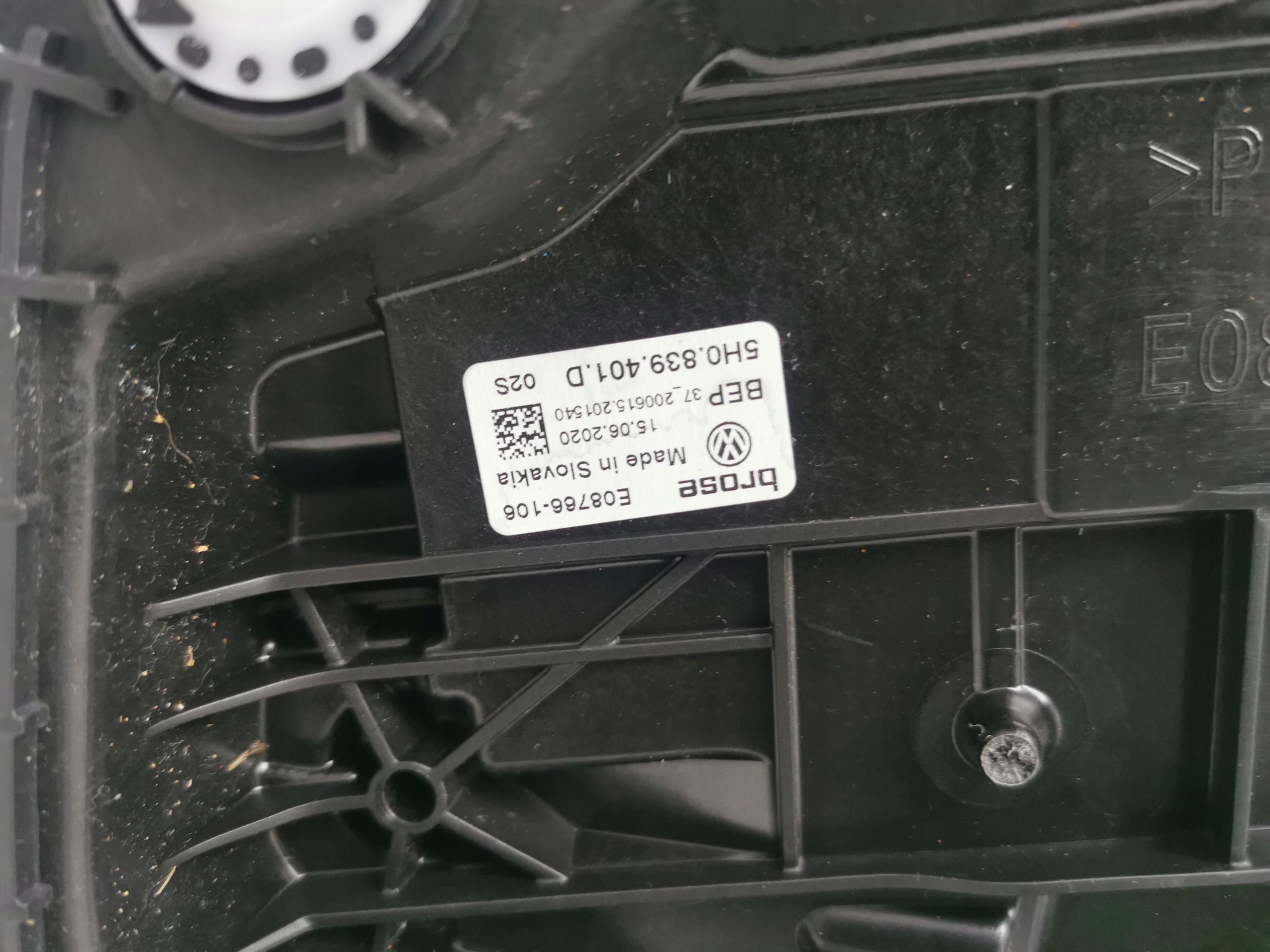 window regulator left rear part VW GOLF VIII 5H0839401D