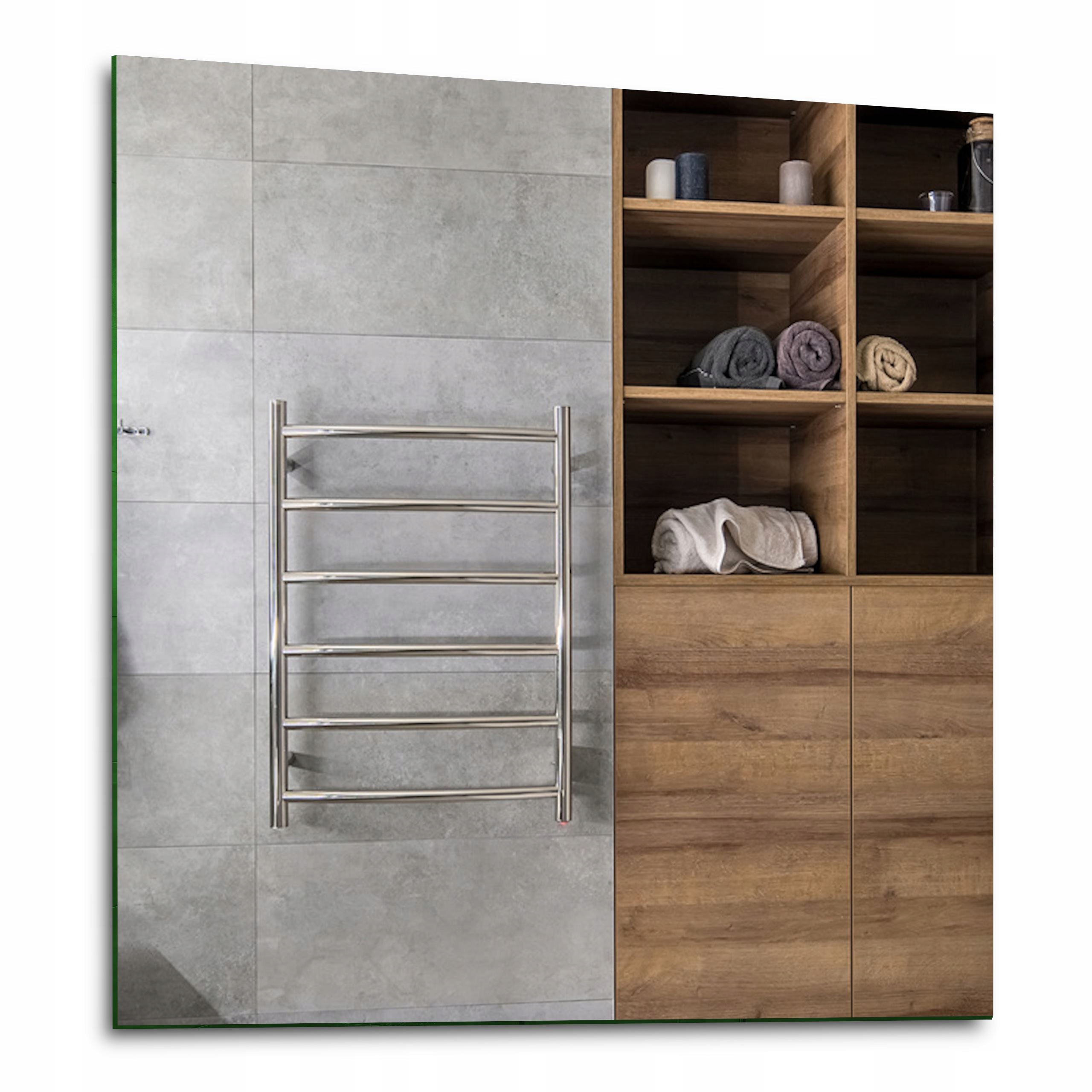

Lustro Srebrne - Szlif + Poler - 80x80 cm