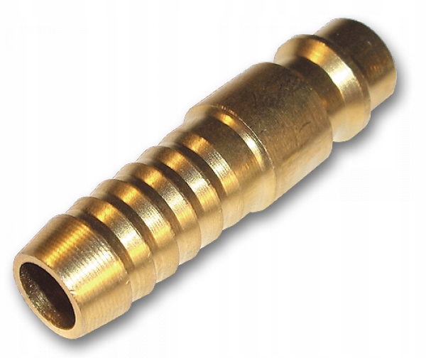 

mosiądz wtyka z nyplem na wąż 9 mm