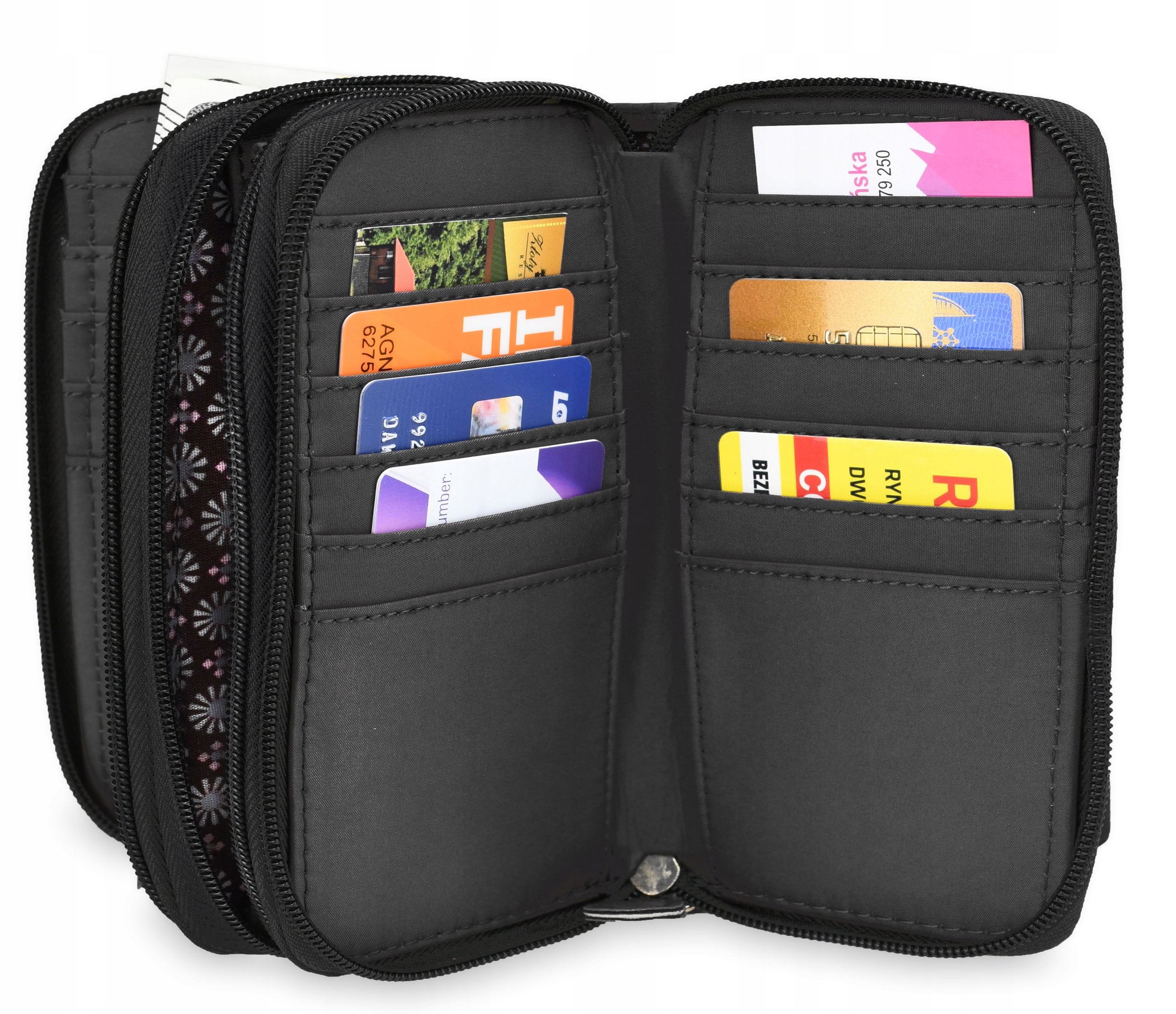 

Portfel Damski Skórzany Pojemny Portmonetka 119