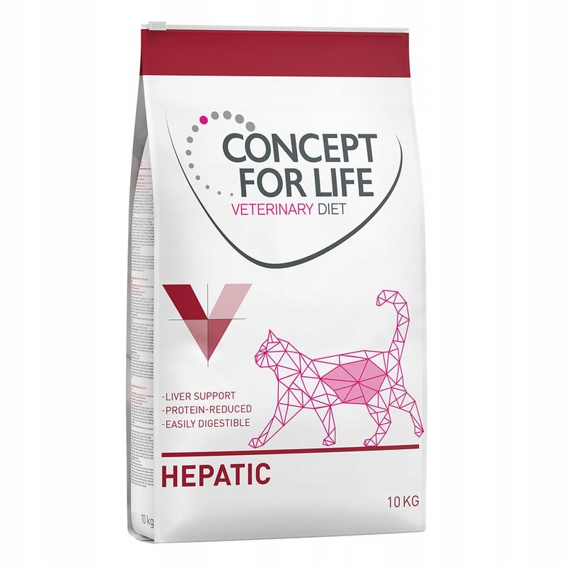 Concept For Life Veterinary Diet Hepatic suché krmivo pro kočky 10 kg