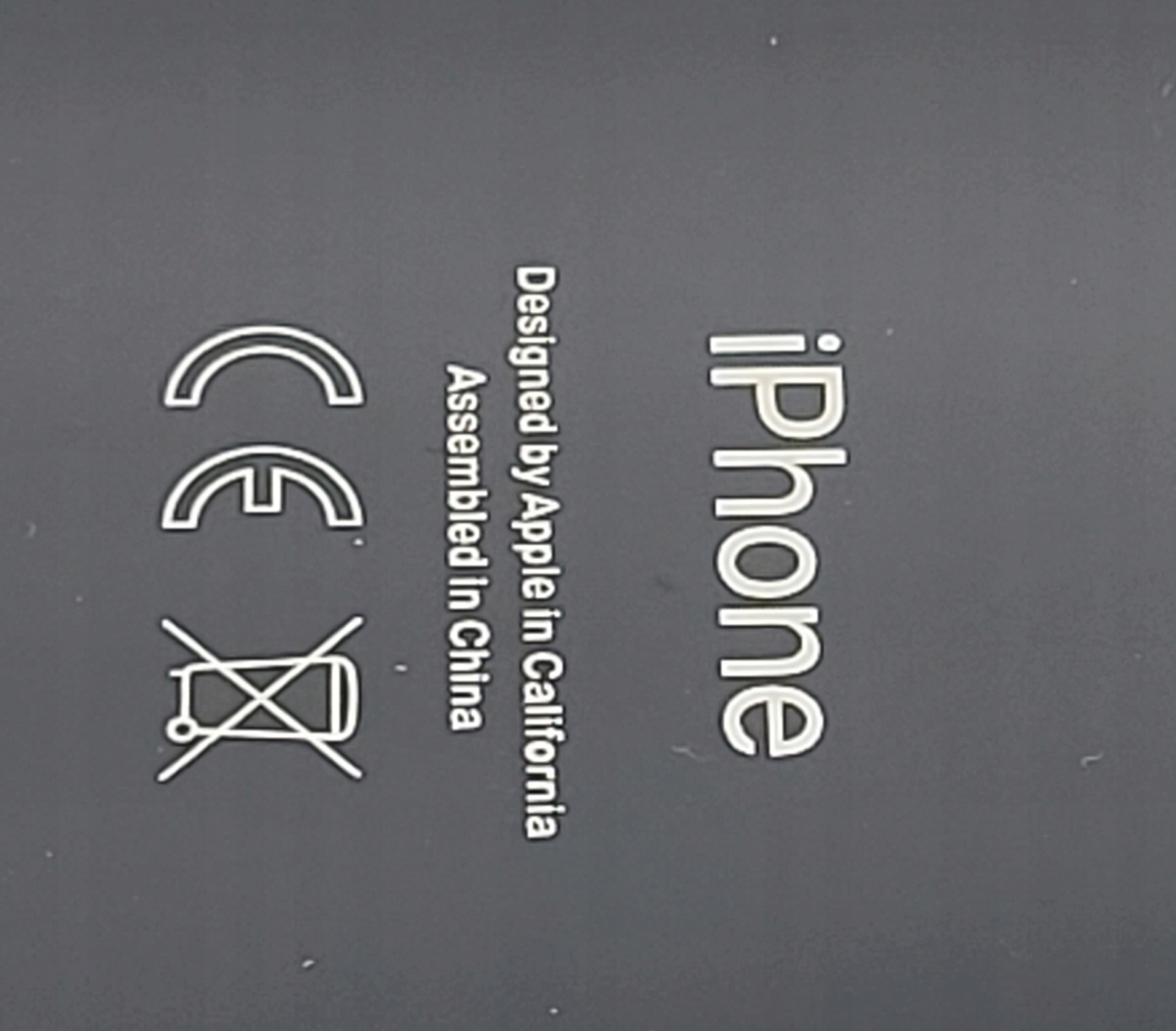 Klapka tył obudowa dla iPHONE 8 Space Grey czarna Producent Inna