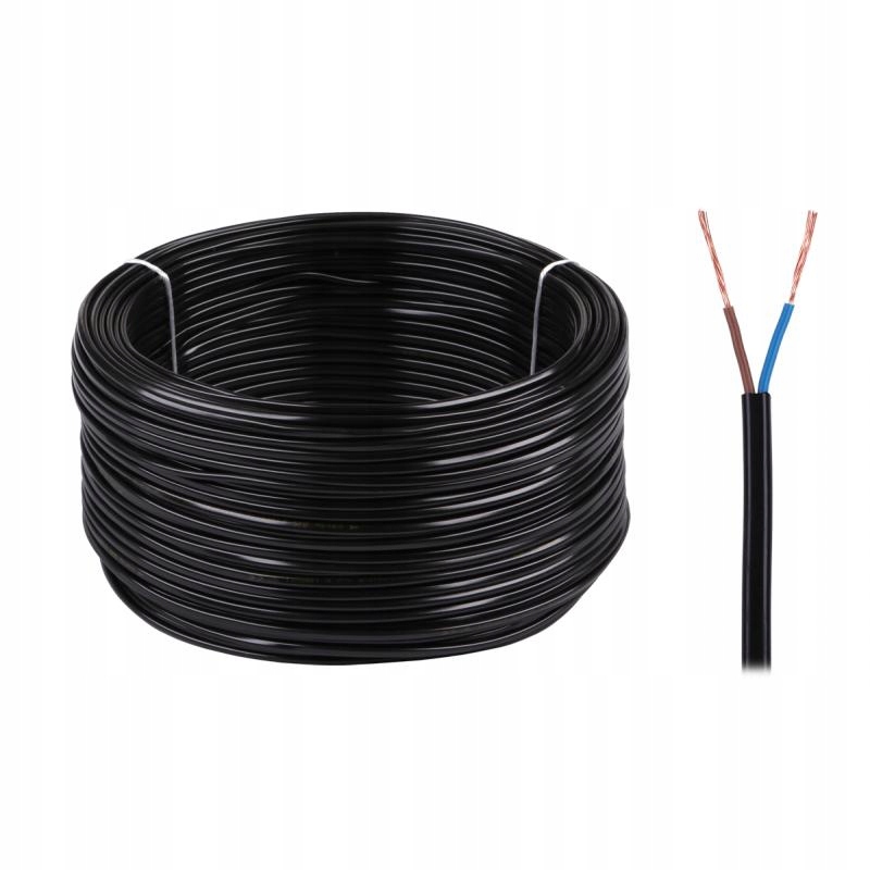 

Przewód Kabel OMYp elektryczny 2x0,75mm Płaski 300