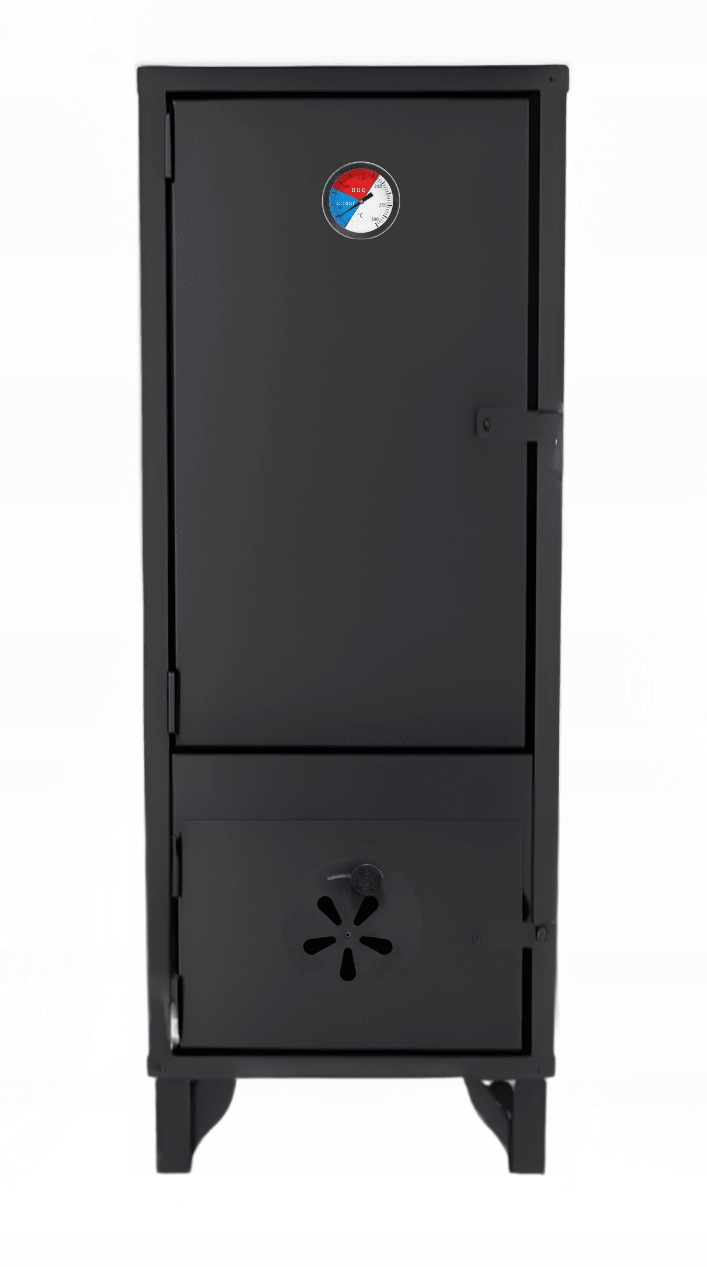 Ocelová zahradní udírna kovová Za Tepla I Za Studena Grilovací Rošt Bonus