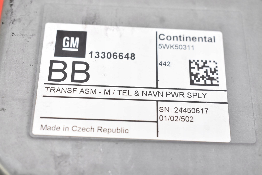 control unit module navigation devices 13306648 OPEL MOKKA A 12-15