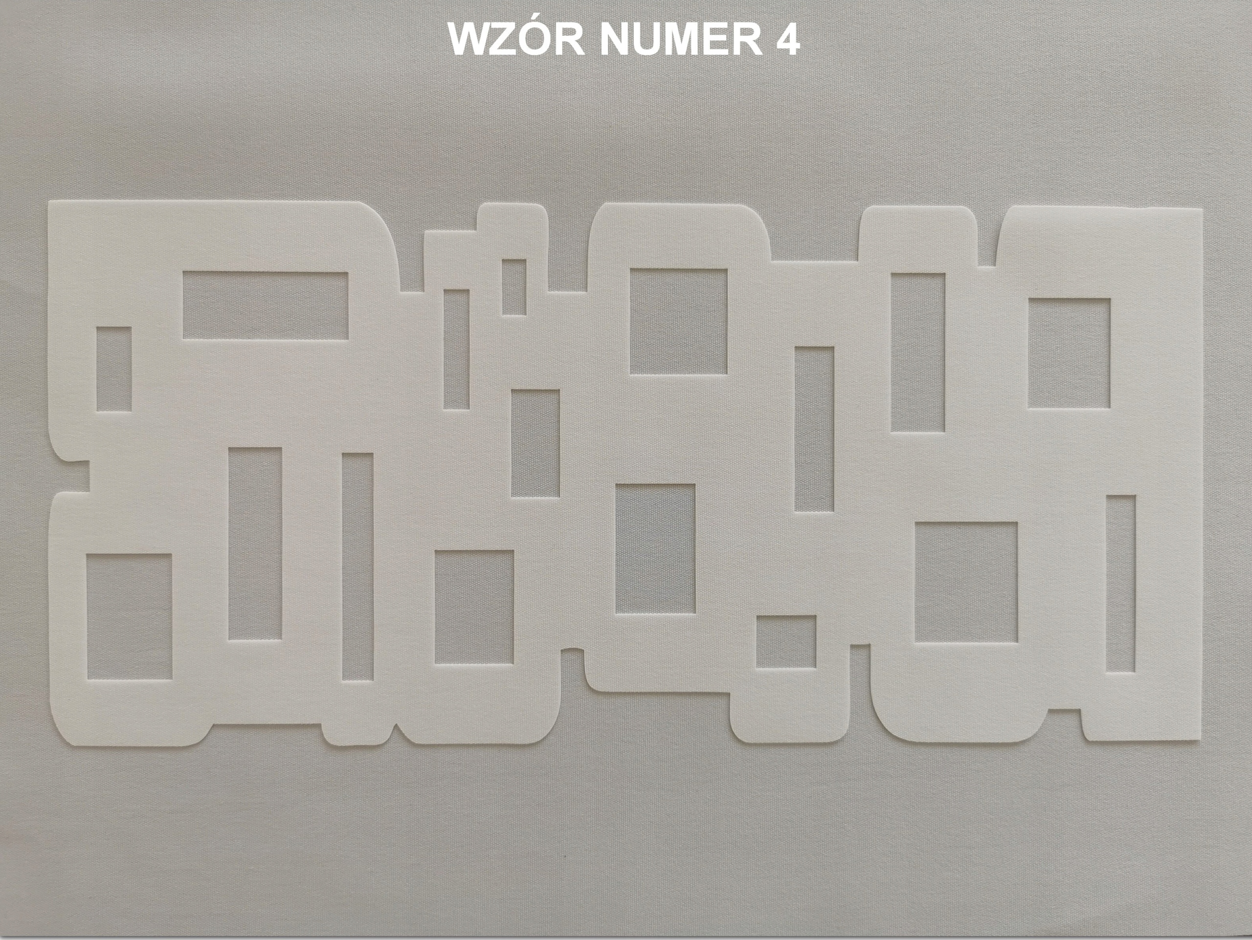 BIEŻNIK OZDOBNY SZTYWNY PODWÓJNIE KLEJONY 95x28 CM Materiał wykonania poliester