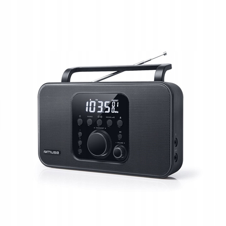 Muse Rádio M-091R Funkce alarmu Aux vstup Černá