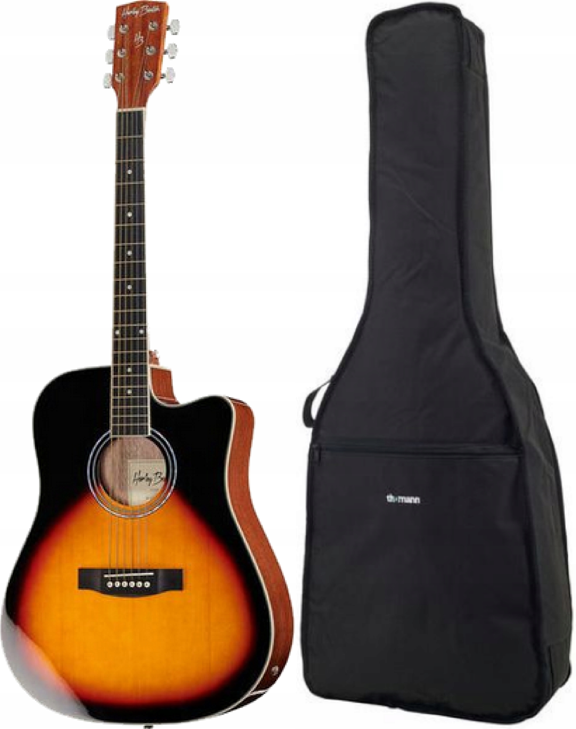 Elektroakustická kytara Harley Benton D-120CE Sunburst Pokrowie