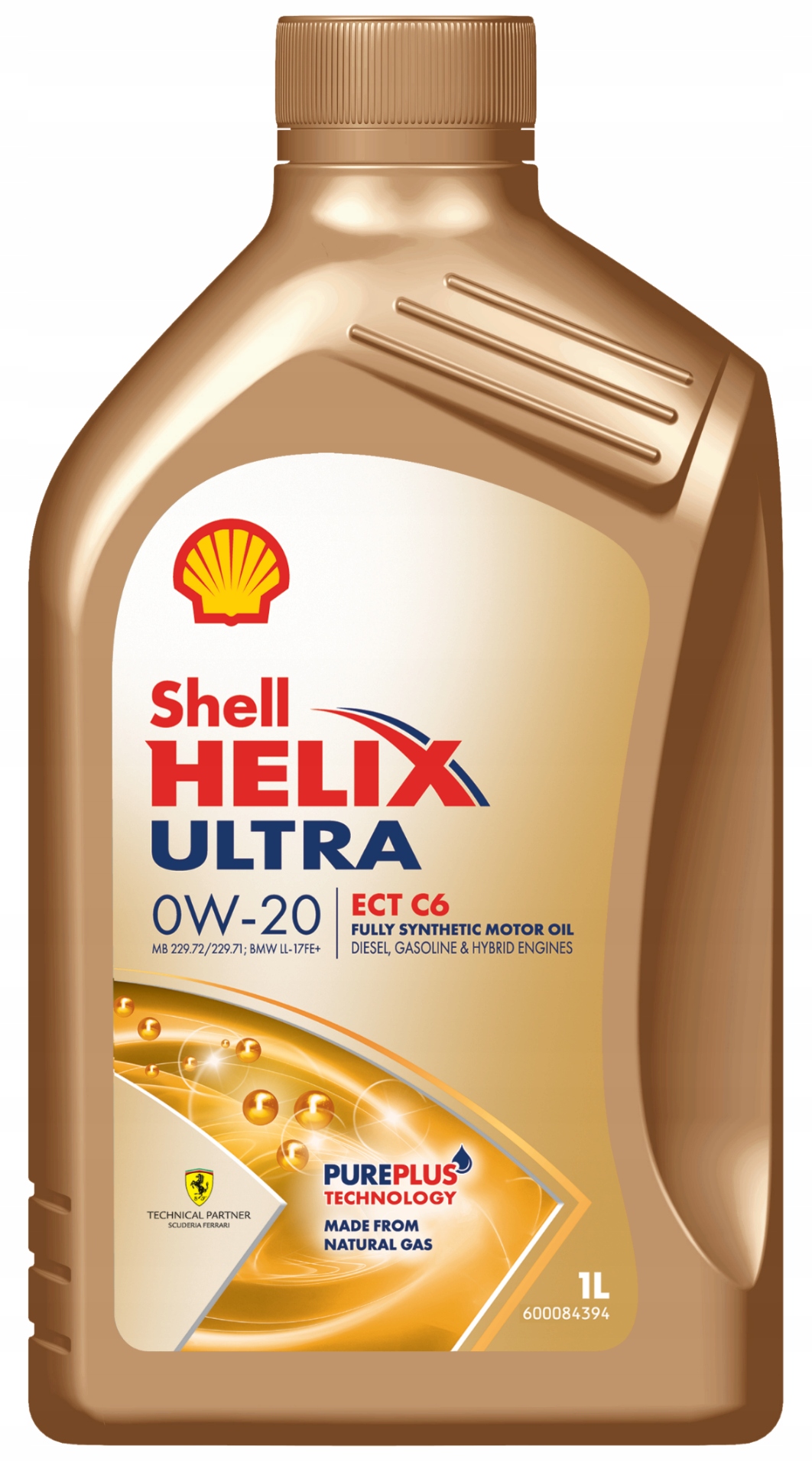Shell Helix Ultra Ect C6 0W-20 1L Bmw LL-17FE+ Mb 229.71 229.72