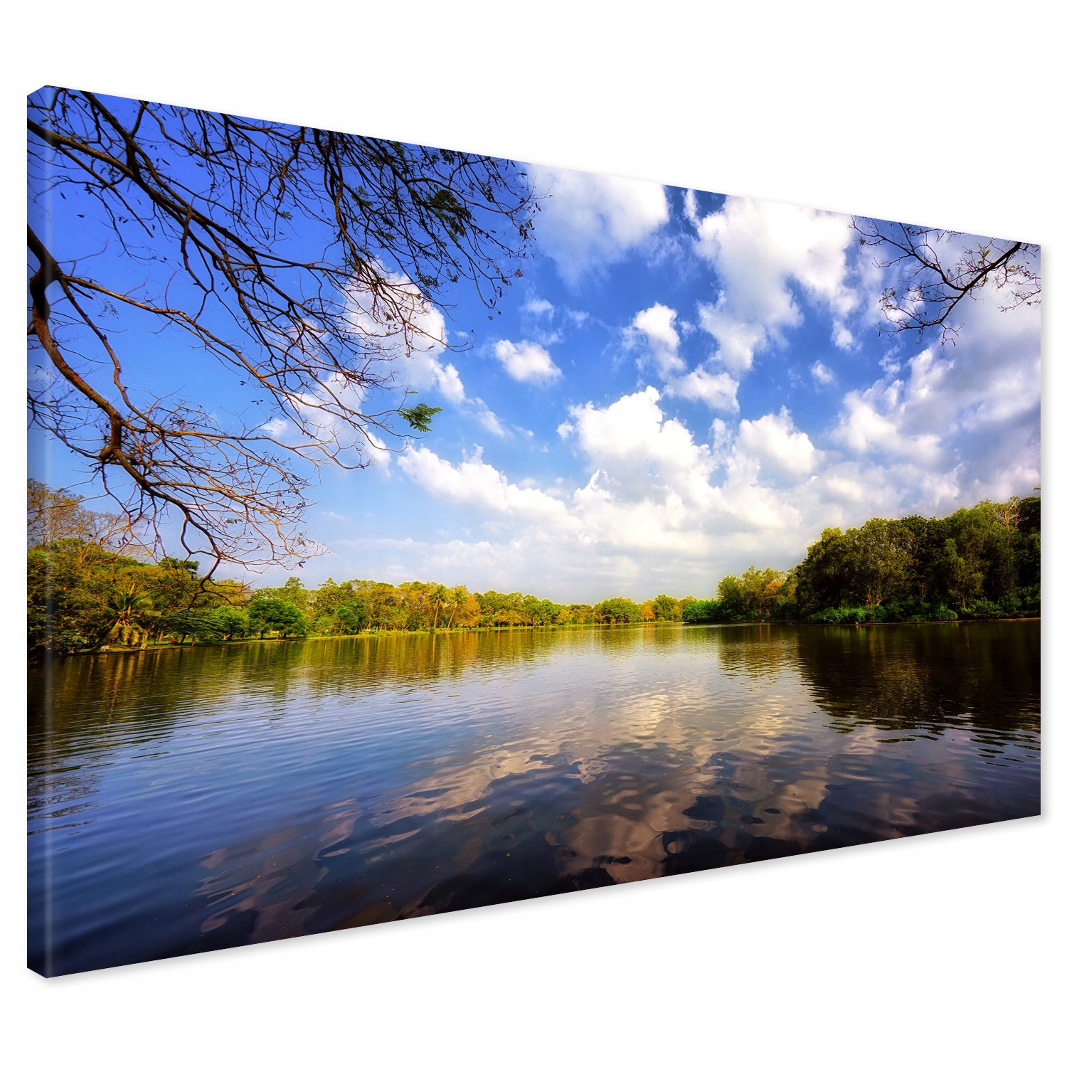 

Obraz na płótnie jezioro las drzewa 120x80