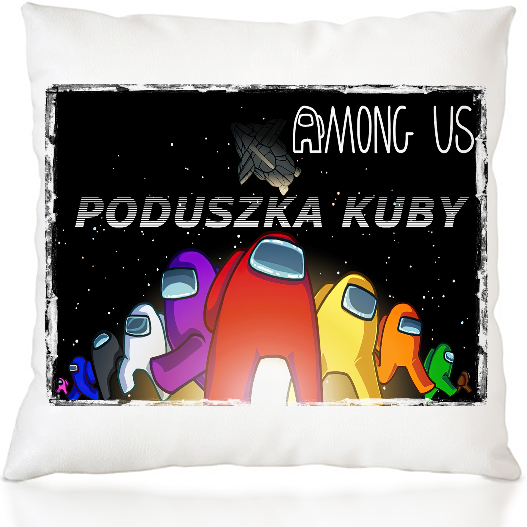 ПОДУШКА AMONG US + ИМЯ, ПРОЗВИЩЕ, СУПЕР ПОДАРОК