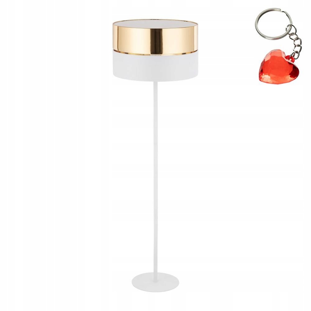 Podlahová lampa Hilton White/gold 5074 Tk Lighting