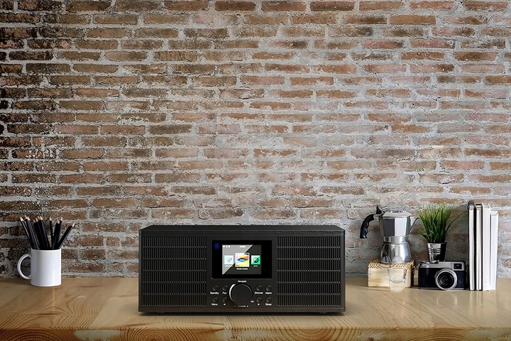 Radio sieciowe internetowe PeterHouse Spotify WiFi brąz Model Peterhouse Graduate