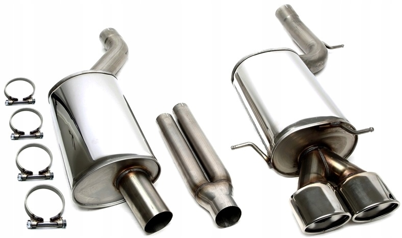 02AU040-25D - AUDI RS4 B5 8D спортивная выхлопная система CATBACK та