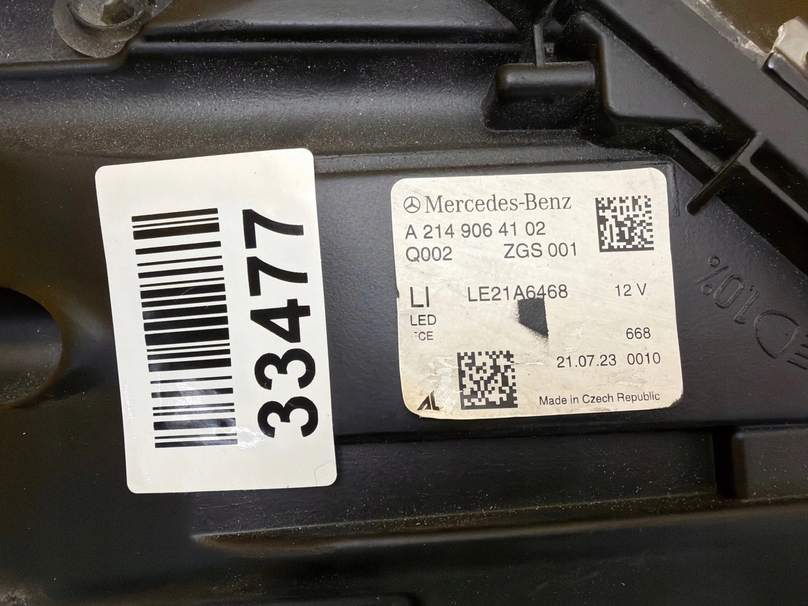 light left Mercedes E-klasa W214 Digital Light A2149064102