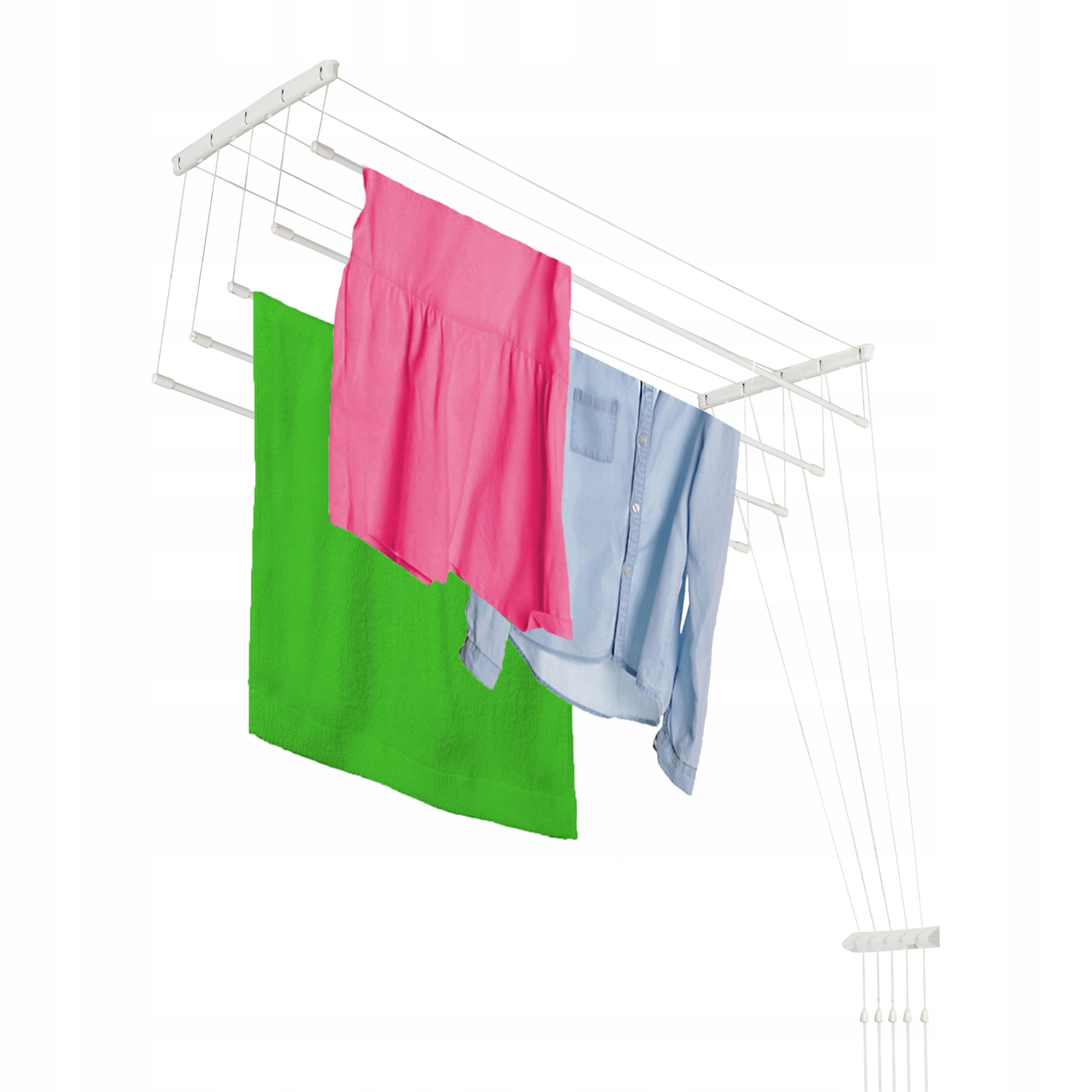 Levně Sušák Na Prádlo Stropní 5 Tyčí 100 cm