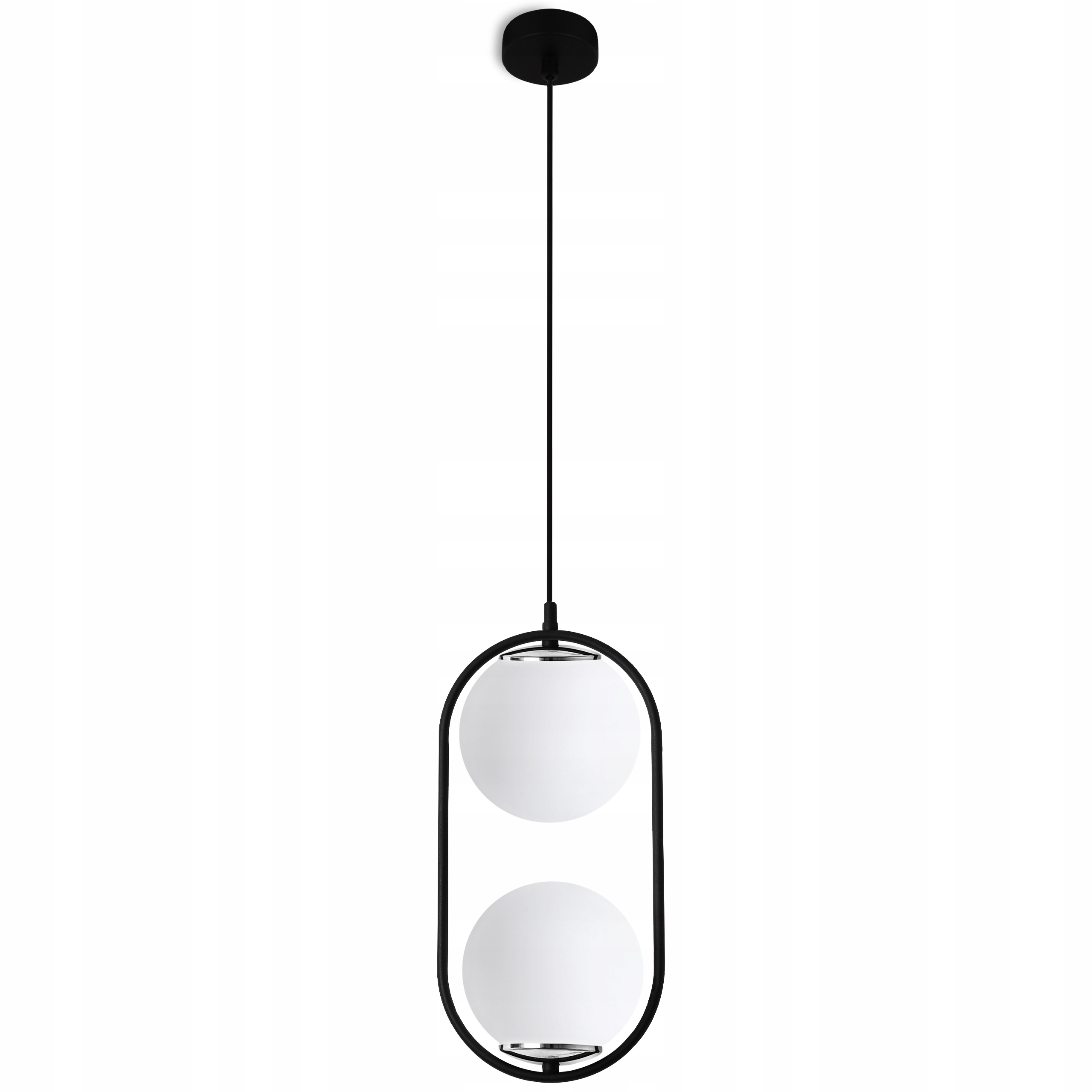 Závěsná Stropní Lampa Lustr Luna Kula Obruč Ring Glamour Do Obývacího Pokoje E14