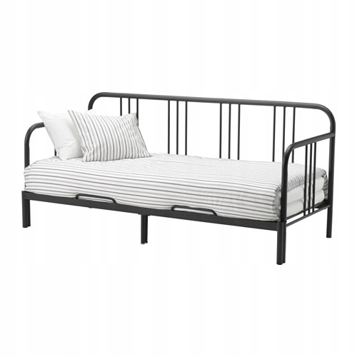 

Ikea Fyresdal Rama Czarna leżanka