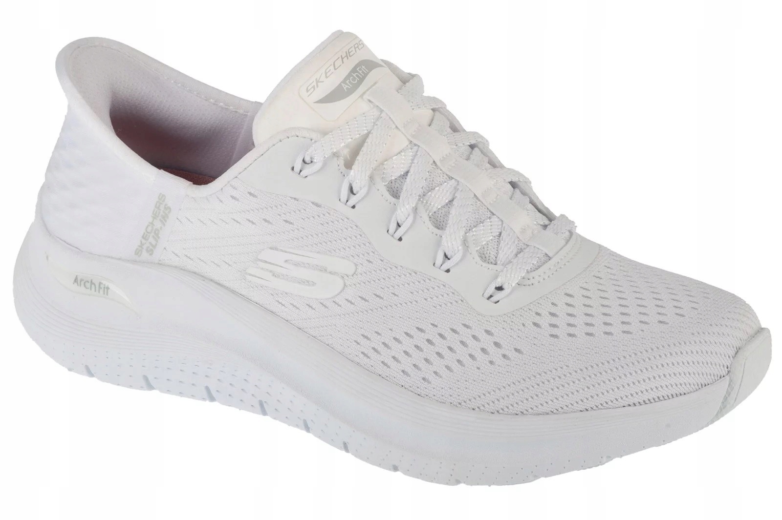 Dámské boty Skechers Slip-ins: Arch Fit 2.0 Easy Chic bílé 150066 Wht