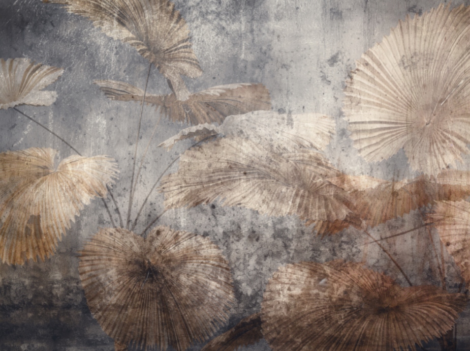 Fototapeta Palmové listy Retro 350 x 260 cm štruktúra 350 g