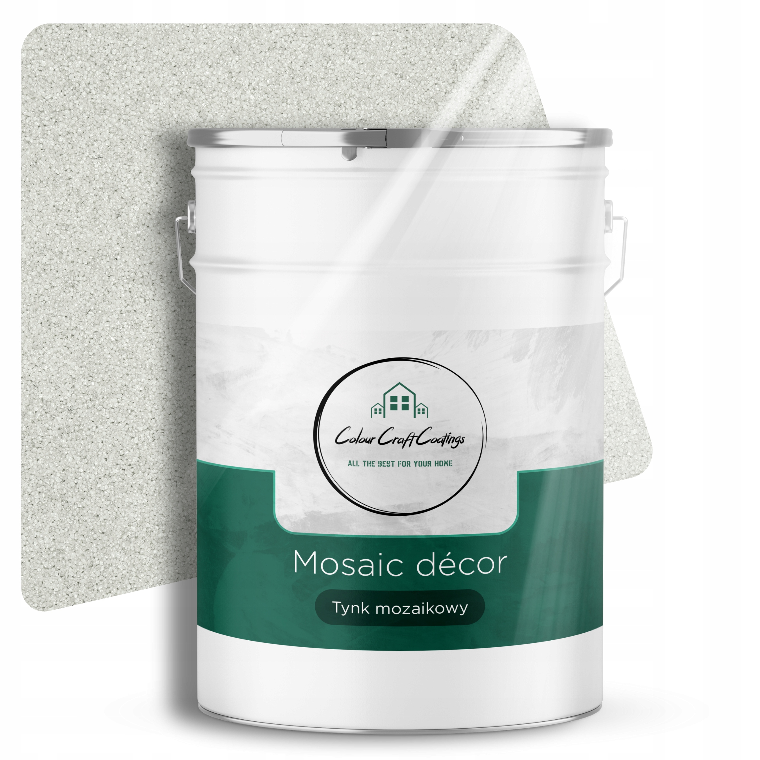 Mozaiková Omítka Dekorativní Pryskyřičná Dekorativní Mozaika Bílá M01 25 kg