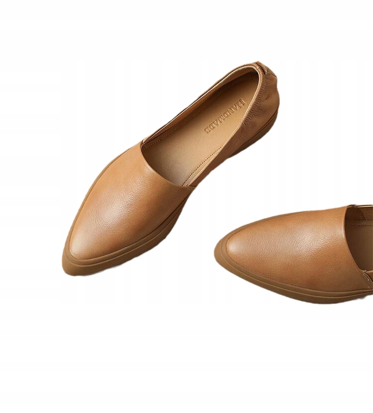 BALERINY BUTYZ PŁASKIE WKŁADKA SKÓRA Chybić