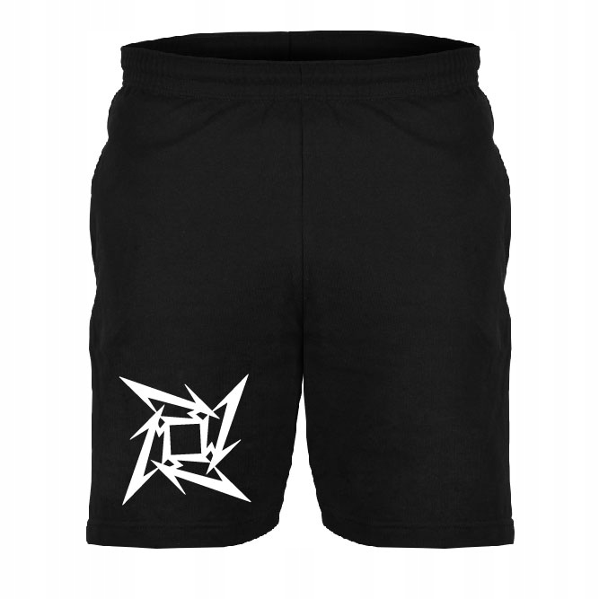 KRÓTKIE SPODENKI MĘSKIE SZORTY SYMBOL METALLICA
