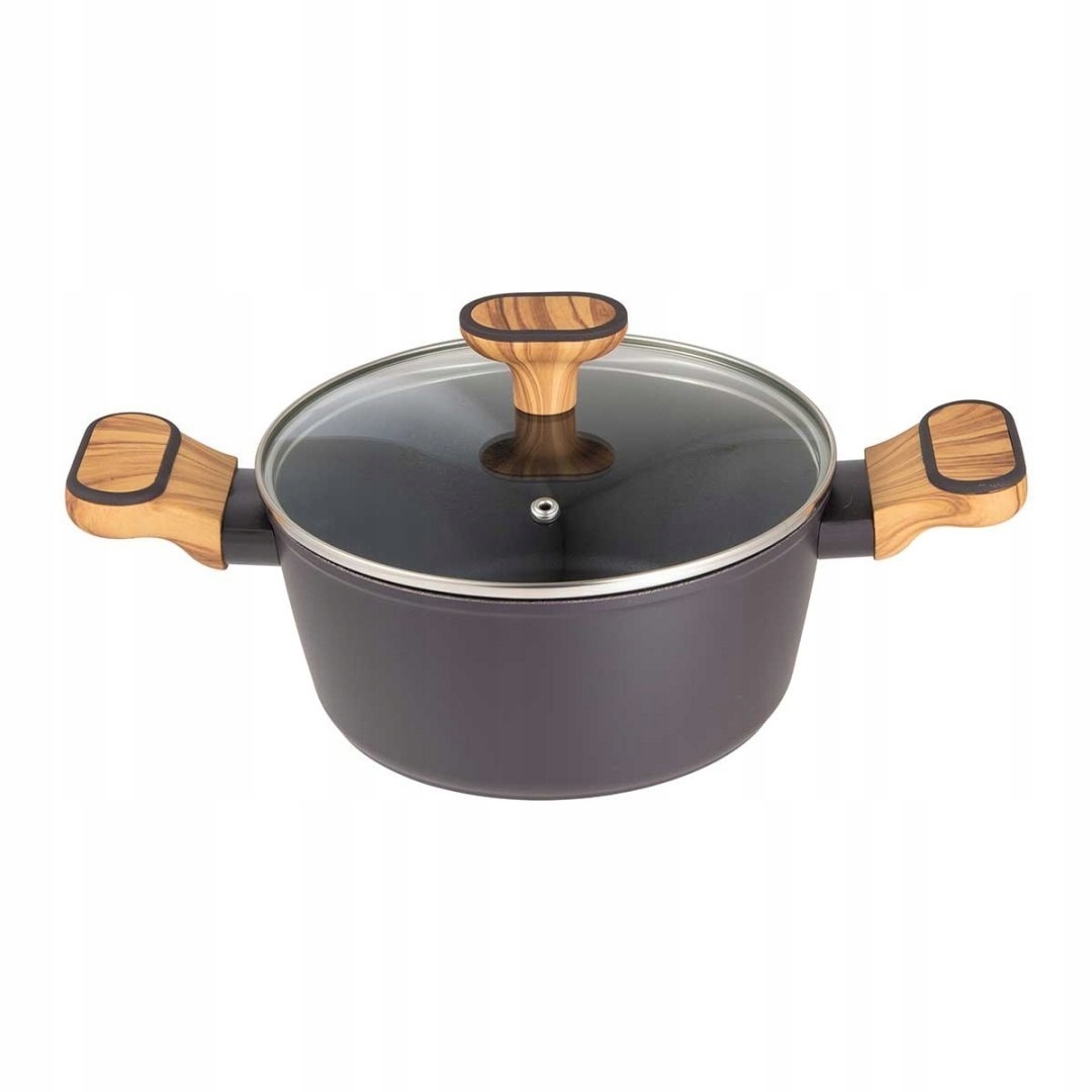 Hrniec Multiclad 20 cm s pokrievkou Bergner Bg-56036 Charcoal