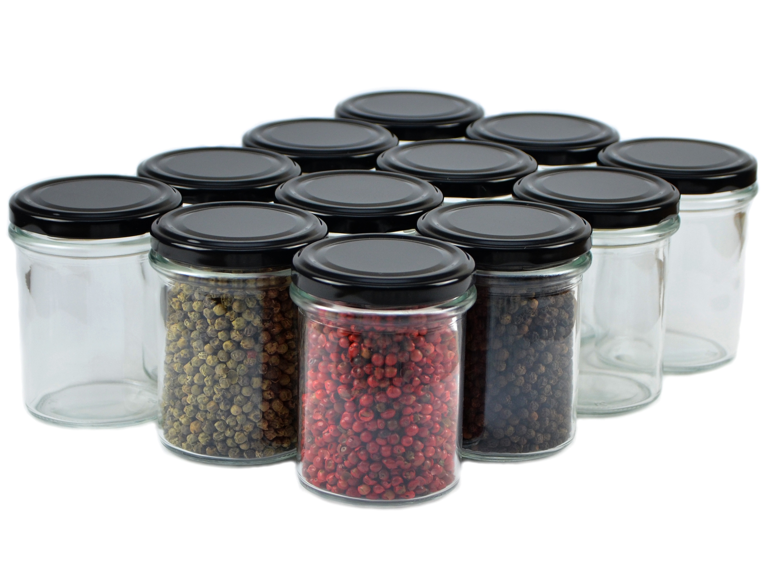 

12x Słoik Szklany na przetwory do Świec 200 ml