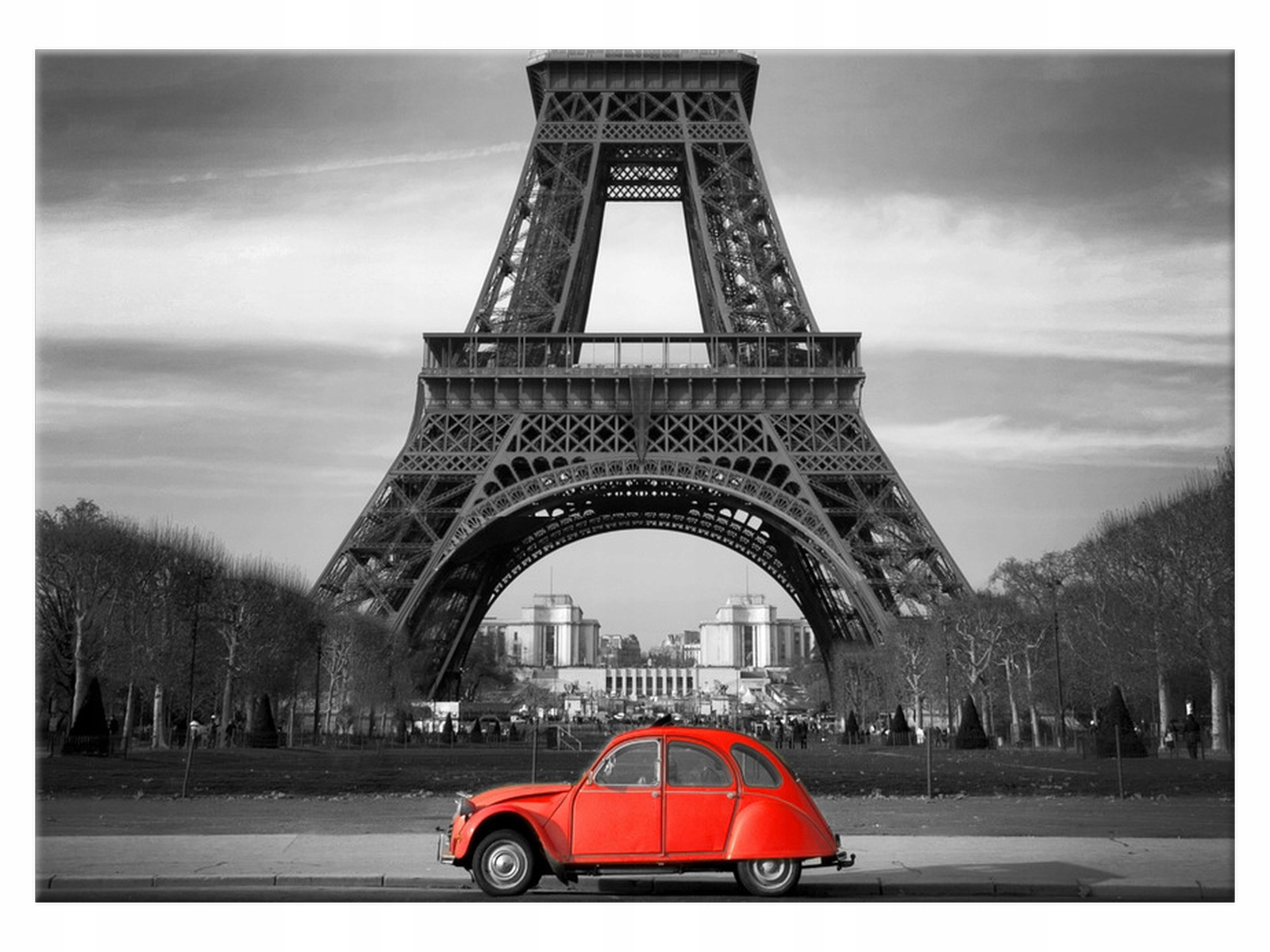 

Obraz Czerwony samochód przed Wieżą Eiffla 70x50