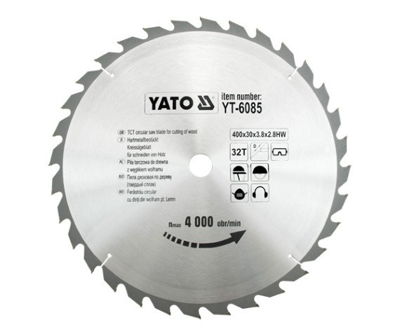 Kotoučová pila 400x32x30 mm YT-6085 Yato