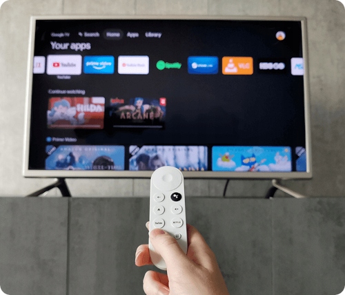 Google Chromecast 4.0 Google TV 4K SMART Biały Model Chromecast 4.0 4K