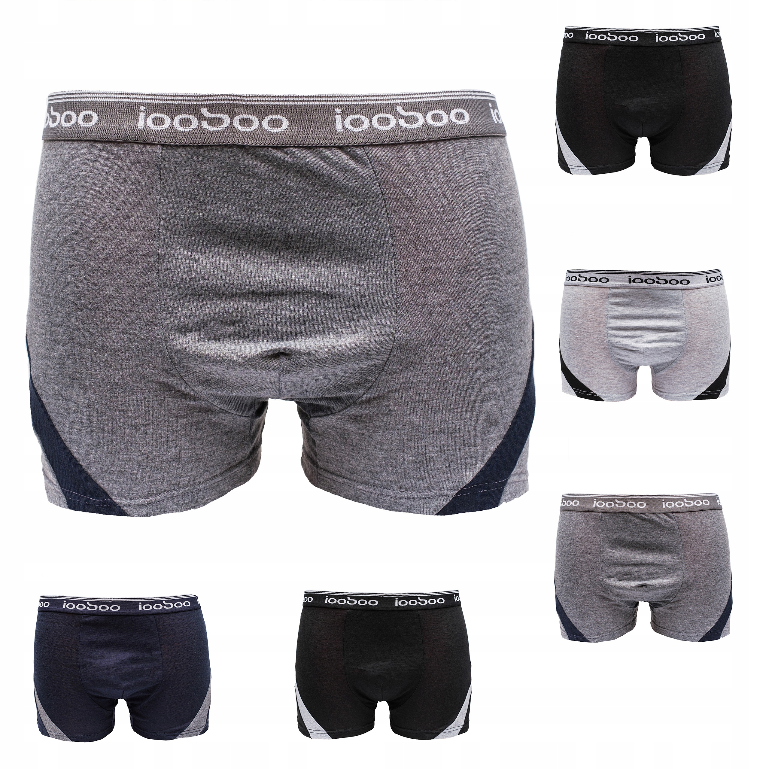 

6x Bokserki Męskie Bawełniane mix kolor r. xl