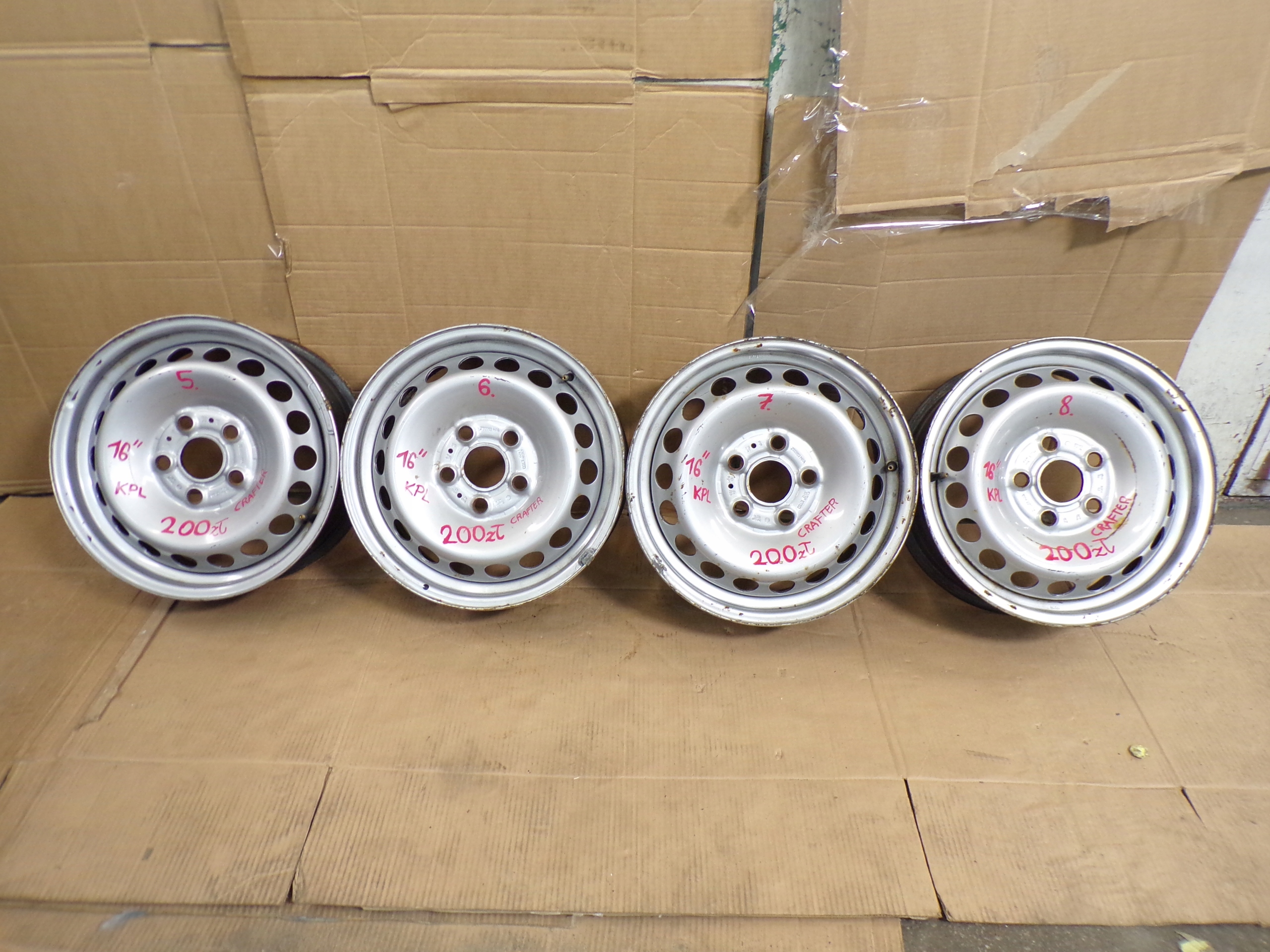 VW CRAFTER MAN 16- ORYGINALNE discs 4 SZTUKI 16 " 2N0601027