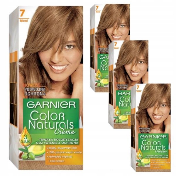 Farba do włosów Garnier Color Naturals 7 Blond x 4