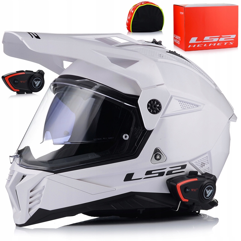 Motocyklová Prilba LS2 MX702 Pioneer Enduro Cross Interkom Vito Bluetooth