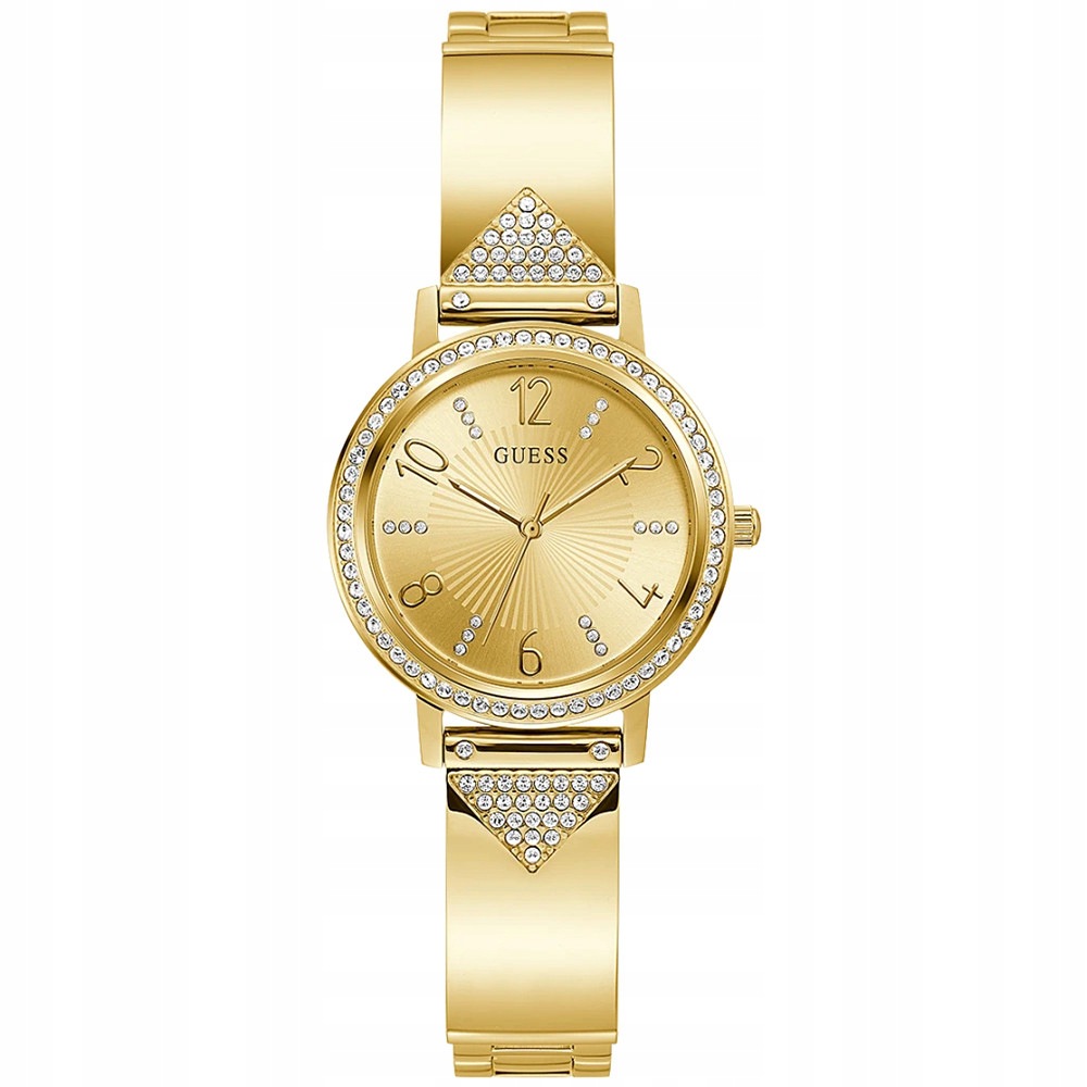 Zegarek Damski Guess GW0474L2 Cyrkonie złoty