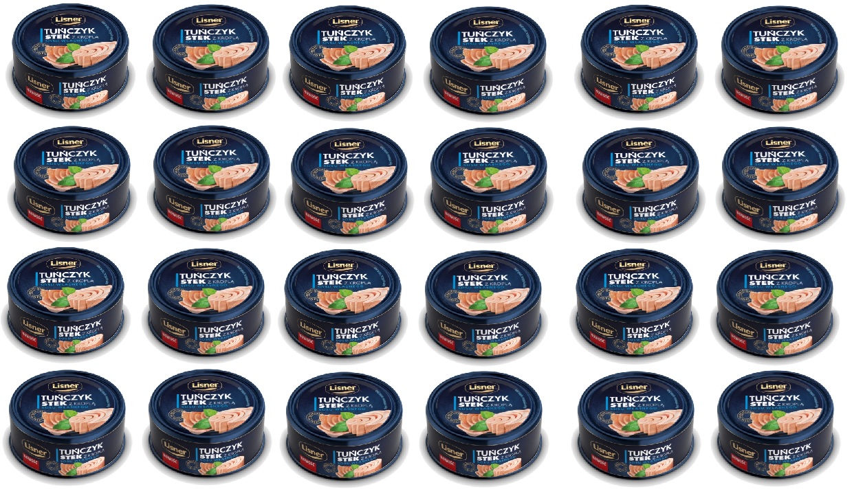 Levně 24 x 120 g Lisner Tuňák steak s kapkou vlastní omáčky Karton